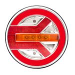 Auto si Moto - Piese auto si accesorii - Caroserie - Faruri, stopuri si proiectoare - Lampi spate led BG1019, 12-24V, pozitie efect neon, semnalizare dinamica - Infinity.ro