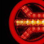 Auto si Moto - Piese auto si accesorii - Caroserie - Faruri, stopuri si proiectoare - Lampi spate led BG1019, 12-24V, pozitie efect neon, semnalizare dinamica - Infinity.ro