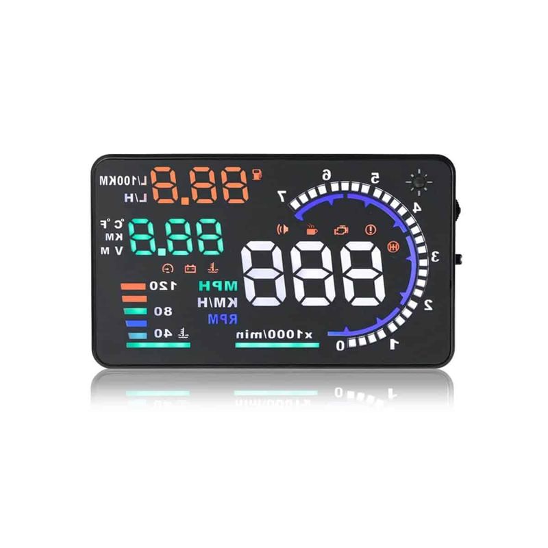 Auto si Moto - Electronice auto - Multimedia auto - Head Up Display D2000, proiectie afisaj bord pe parbriz, OBD2 - Infinity.ro