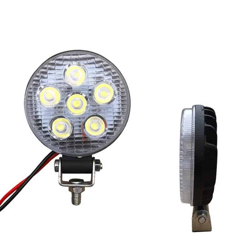 Auto si Moto - Piese auto si accesorii - Caroserie - Faruri, stopuri si proiectoare - Proiector led 18W mini, rotund, Off Road, 6 LED - Infinity.ro