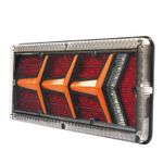 Auto si Moto/Piese auto si accesorii/Caroserie/Faruri, stopuri si proiectoare - Lampi stopuri spate B1066, triple led, 5 functii, semnalizare dinamica, 12-24V - Infinity.ro