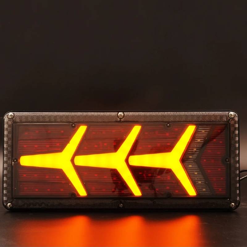 Auto si Moto/Piese auto si accesorii/Caroserie/Faruri, stopuri si proiectoare - Lampi stopuri spate B1066, triple led, 5 functii, semnalizare dinamica, 12-24V - Infinity.ro
