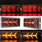 Auto si Moto/Piese auto si accesorii/Caroserie/Faruri, stopuri si proiectoare - Lampi stopuri spate B1066, triple led, 5 functii, semnalizare dinamica, 12-24V - Infinity.ro