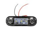 Auto si Moto - Piese auto si accesorii - Caroserie - Faruri, stopuri si proiectoare - Lampa gabarit 3smd alb, laterala, lampa avertizare, 12-24V - Infinity.ro