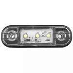Auto si Moto - Piese auto si accesorii - Caroserie - Faruri, stopuri si proiectoare - Lampa gabarit 3smd alb, laterala, lampa avertizare, 12-24V - Infinity.ro