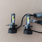 Auto si Moto - Electrice auto - Iluminare si semnalizare - Becuri auto - Becuri led H4 cob F2, 12000 lumeni 100W, 6000k - Infinity.ro