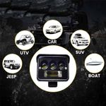 Auto si Moto - Piese auto si accesorii - Caroserie - Faruri, stopuri si proiectoare - Proiector led 3 lupe, 78W, Off Road, 12-24V - Infinity.ro