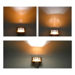 Auto si Moto - Piese auto si accesorii - Caroserie - Faruri, stopuri si proiectoare - Proiector led bicolor S937, alb si galben, pozitii si lupe, 196W - Infinity.ro