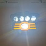 Auto si Moto - Piese auto si accesorii - Caroserie - Faruri, stopuri si proiectoare - Proiector led bicolor S937, alb si galben, pozitii si lupe, 196W - Infinity.ro