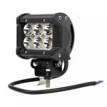 Auto si Moto - Piese auto si accesorii - Caroserie - Faruri, stopuri si proiectoare - Proiector led 18W dreptunghi, Off Road, unghi lumina spot 30° - Infinity.ro