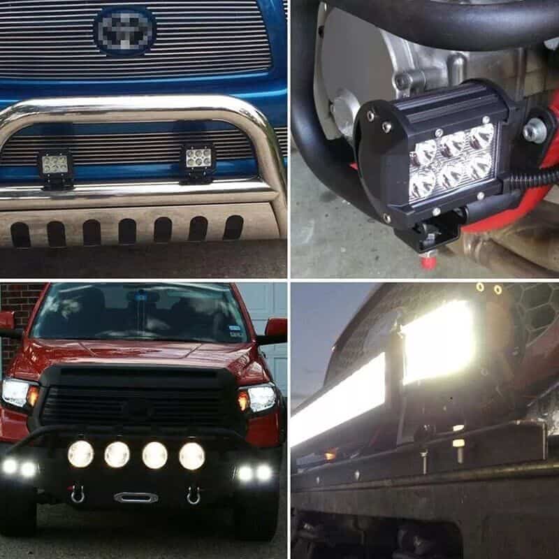 Auto si Moto - Piese auto si accesorii - Caroserie - Faruri, stopuri si proiectoare - Proiector led 18W dreptunghi, Off Road, unghi lumina spot 30° - Infinity.ro