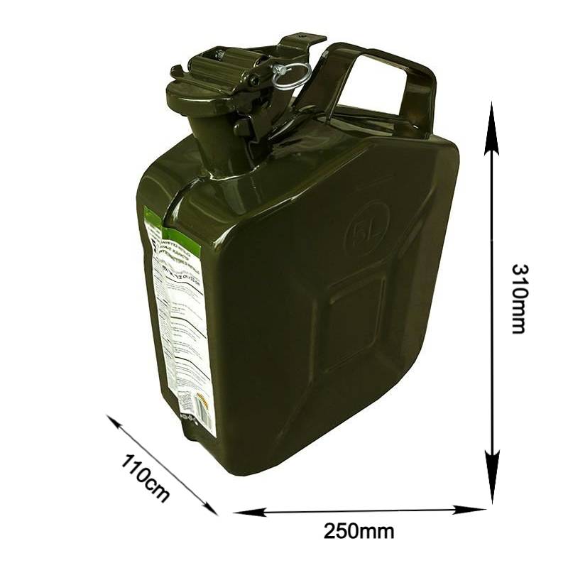 Auto si Moto - Piese auto si accesorii - Piese auto - Pompe de combustibil si injectoare - Canistra metalica 5L pentru combustibil, capac cu garnitura si cui siguranta - Infinity.ro