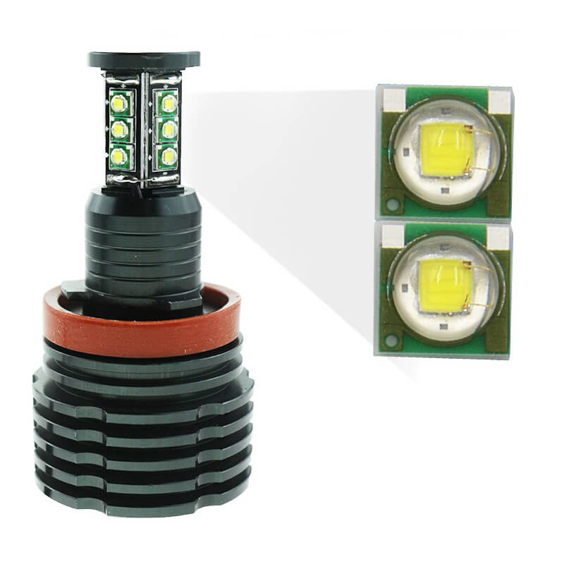 Auto si Moto - Electrice auto - Iluminare si semnalizare - Becuri auto - Led Marker BMW H8 60W, E90, E91, E60, E87, X5, X6 - Infinity.ro