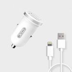 Auto si Moto - Electronice auto - Multimedia auto - Incarcator auto compatibil iPhone, 12-24V, fast, TZ08 alb - Infinity.ro