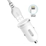 Auto si Moto - Electronice auto - Multimedia auto - Incarcator auto compatibil iPhone, 12-24V, fast, TZ08 alb - Infinity.ro