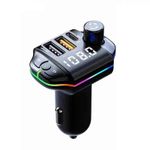 Auto si Moto - Electronice auto - Multimedia auto - Car kit modulator FM BGRJ-A10, Mp3 Player, USB, Type C, fast charge - Infinity.ro