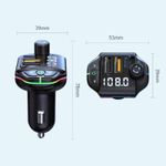 Auto si Moto - Electronice auto - Multimedia auto - Car kit modulator FM BGRJ-A10, Mp3 Player, USB, Type C, fast charge - Infinity.ro