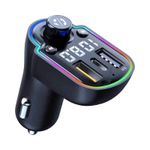 Auto si Moto - Electronice auto - Multimedia auto - Car kit modulator FM BGRJ-A8, Mp3 Player, USB, Type C, fast charge - Infinity.ro