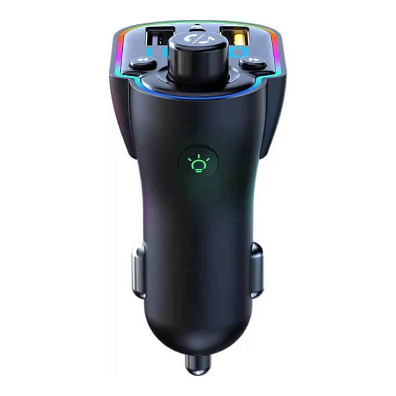 Auto si Moto - Electronice auto - Multimedia auto - Car kit modulator FM BGRJ-A8, Mp3 Player, USB, Type C, fast charge - Infinity.ro