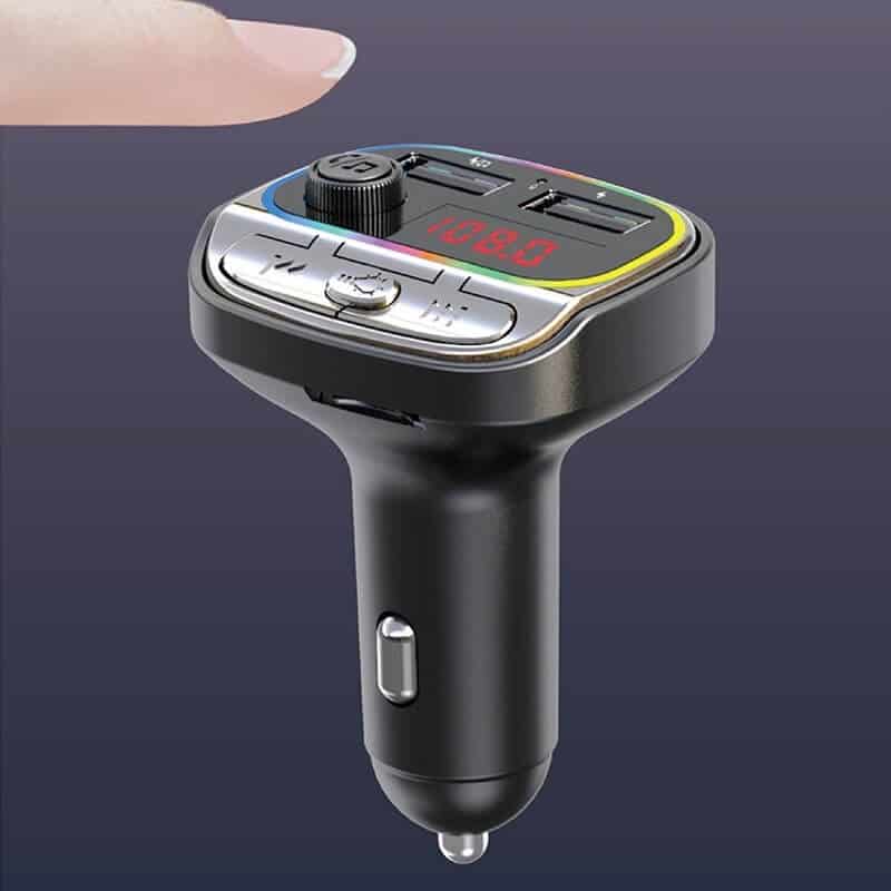 Auto si Moto - Electronice auto - Multimedia auto - Car kit modulator FM BGRJ-C21, Mp3 Player, USB, fast charge - Infinity.ro