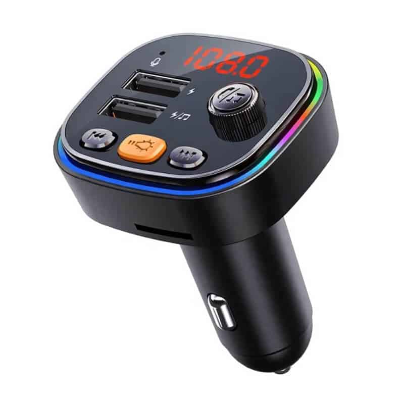 Auto si Moto - Electronice auto - Multimedia auto - Car kit modulator FM BGRJ-C20, Mp3 Player, USB, fast charge - Infinity.ro
