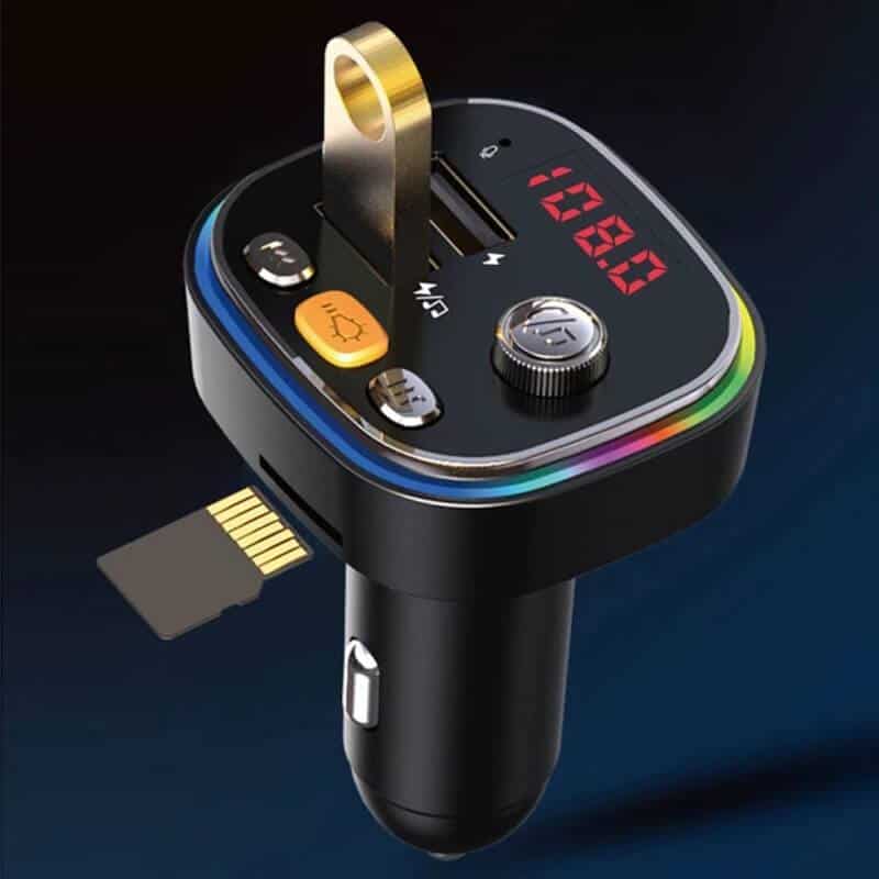 Auto si Moto - Electronice auto - Multimedia auto - Car kit modulator FM BGRJ-C20, Mp3 Player, USB, fast charge - Infinity.ro