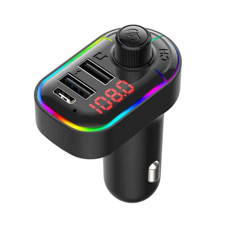Auto si Moto - Electronice auto - Multimedia auto - Car kit modulator FM BGRJ-C12, Mp3 Player, USB, Type C, fast charge - Infinity.ro