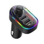 Auto si Moto - Electronice auto - Multimedia auto - Car kit modulator FM BGRJ-C12, Mp3 Player, USB, Type C, fast charge - Infinity.ro