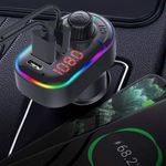 Auto si Moto - Electronice auto - Multimedia auto - Car kit modulator FM BGRJ-C12, Mp3 Player, USB, Type C, fast charge - Infinity.ro