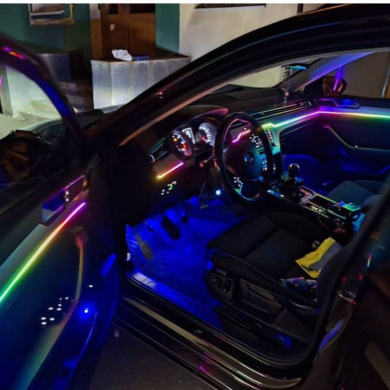 Auto si Moto - Piese auto si accesorii - Piese auto - Tuning - Kit 18 in 1 lumini ambientale auto dinamice, Symphony, wireless - Infinity.ro