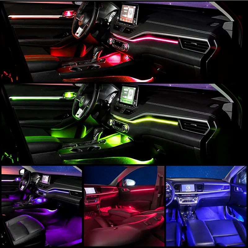 Auto si Moto - Piese auto si accesorii - Piese auto - Tuning - Kit 18 in 1 lumini ambientale auto dinamice, Symphony, wireless - Infinity.ro