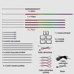 Auto si Moto - Piese auto si accesorii - Piese auto - Tuning - Kit 18 in 1 lumini ambientale auto dinamice, Symphony, wireless - Infinity.ro