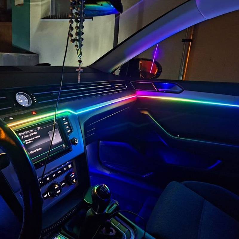 Auto si Moto - Piese auto si accesorii - Piese auto - Tuning - Kit 18 in 1 lumini ambientale auto dinamice, Symphony, wireless - Infinity.ro