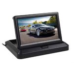 Auto si Moto - Electronice auto - Camere auto si DVR - Kit 2 in 1, suport numar inmatriculare cu camera marsarier si monitor pliabil - Infinity.ro