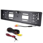 Auto si Moto - Electronice auto - Camere auto si DVR - Kit 2 in 1, suport numar inmatriculare cu camera marsarier si monitor pliabil - Infinity.ro