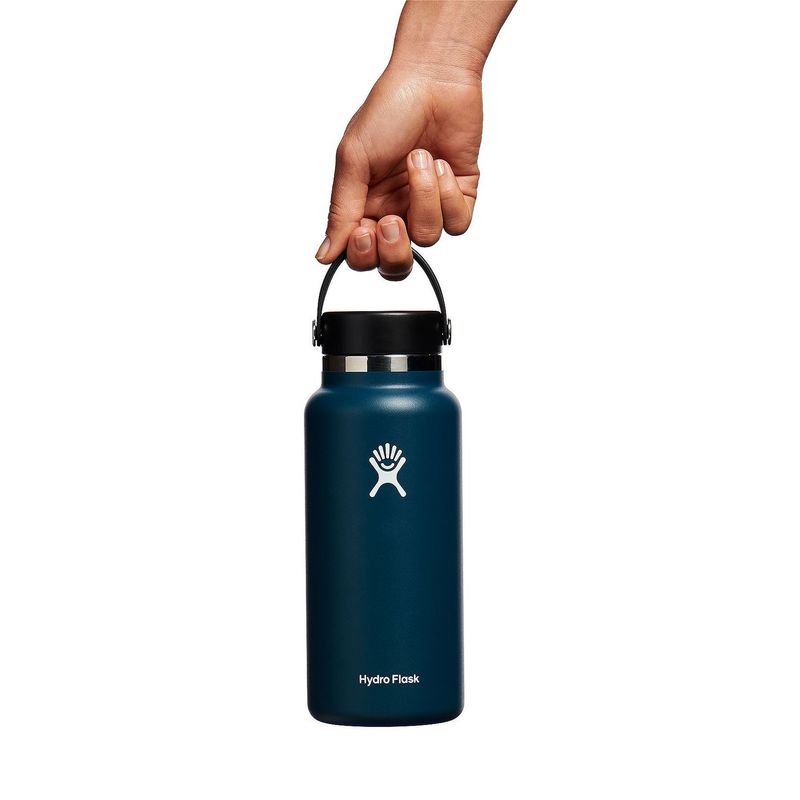Casa si Gradina - Bucatarie si vesela - Accesorii bar - Termosuri si Cani termos - Sticla termos, inox, 950ml, "Wide Mouth", Indigo - Hydro Flask - Infinity.ro
