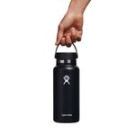 Casa si Gradina - Bucatarie si vesela - Accesorii bar - Termosuri si Cani termos - Sticla termos, inox, 950ml, "Wide Mouth", Black - Hydro Flask - Infinity.ro