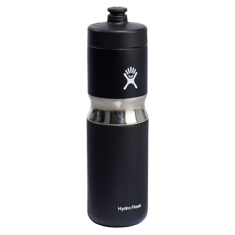 Casa si Gradina - Bucatarie si vesela - Accesorii bar - Termosuri si Cani termos - Sticla termos sport, inox, 590ml, "Wide Mouth", Black - Hydro Flask - Infinity.ro