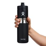 Casa si Gradina - Bucatarie si vesela - Accesorii bar - Termosuri si Cani termos - Sticla termos sport, inox, 590ml, "Wide Mouth", Black - Hydro Flask - Infinity.ro