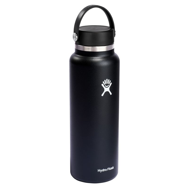 Casa si Gradina - Bucatarie si vesela - Accesorii bar - Termosuri si Cani termos - Sticla termos, inox, 1,18L, "Wide Mouth", Black - Hydro Flask - Infinity.ro