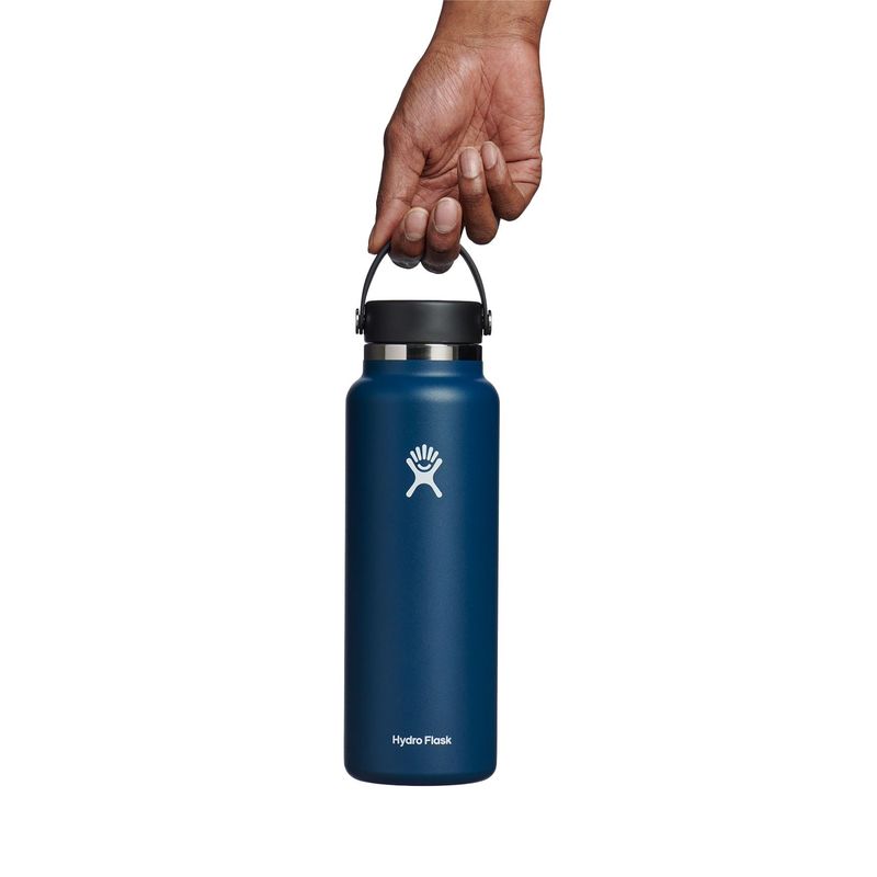 Casa si Gradina - Bucatarie si vesela - Accesorii bar - Termosuri si Cani termos - Sticla termos, inox, 1,18L, "Wide Mouth", Indigo - Hydro Flask - Infinity.ro