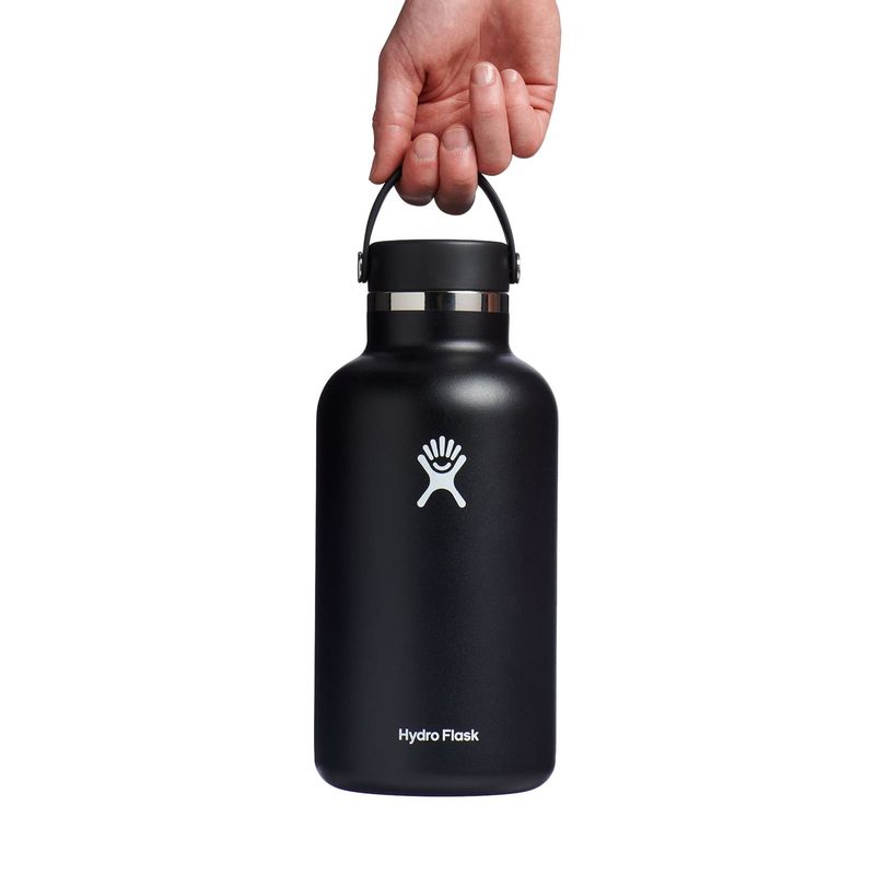 Casa si Gradina - Bucatarie si vesela - Accesorii bar - Termosuri si Cani termos - Sticla termos, inox, 1,9L, "Wide Mouth", Black - Hydro Flask - Infinity.ro