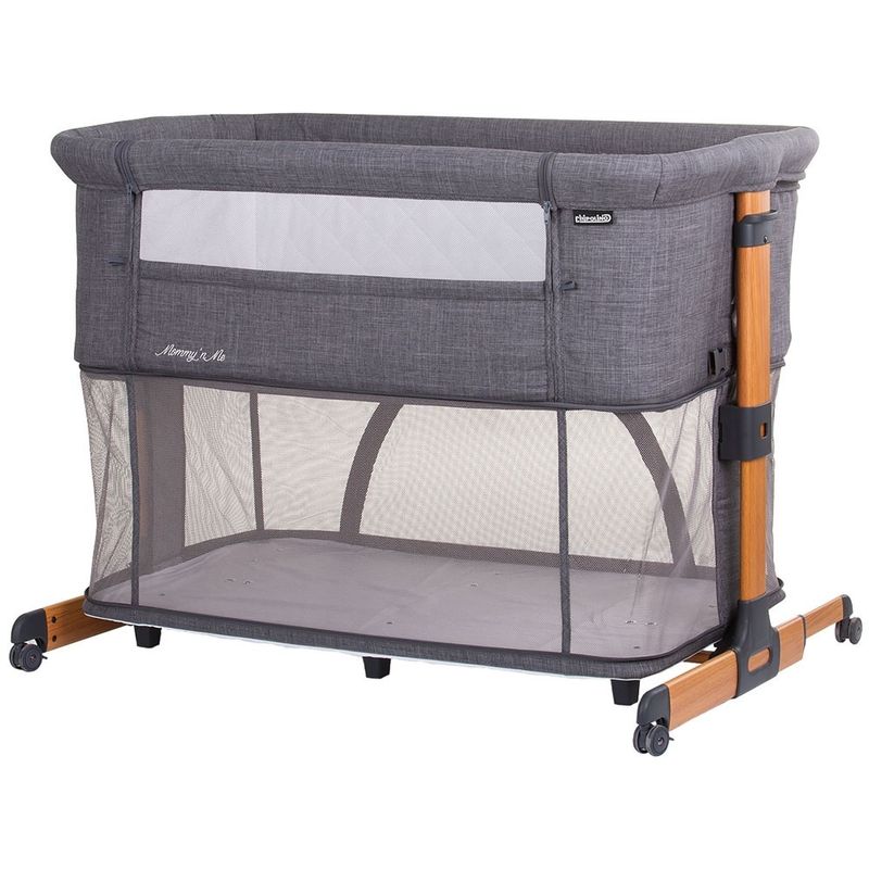 Casa si Gradina - Mobilier - Mobilier copii - Patuturi copii - Patut Co-Sleeper si Tarc Chipolino Mommy 'n Me graphite wood - Infinity.ro