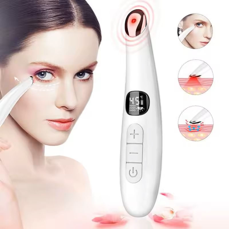 Ingrijire personala si Cosmetice - Aparate & accesorii ingrijire personala - Aparate cosmetice - Aparate intretinere si ingrijire corporala - Dispozitiv de infrumusetare cu lumina LED neinvaziva, EMS Alb,cu vibratie sonica pentru terapia buzelor si a ochilor - Infinity.ro