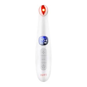 Dispozitiv de infrumusetare cu lumina LED neinvaziva, EMS Alb,cu vibratie sonica pentru terapia buzelor si a ochilor