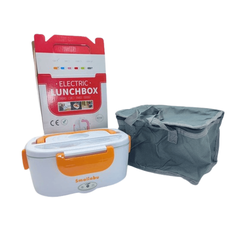 Casa si Gradina - Bucatarie si vesela - Organizare si depozitare bucatarie - Cutii alimentare - Incalzitor de alimente portabil portocaliu Smaliabu - Infinity.ro