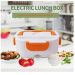 Casa si Gradina - Bucatarie si vesela - Organizare si depozitare bucatarie - Cutii alimentare - Incalzitor de alimente portabil portocaliu Smaliabu - Infinity.ro