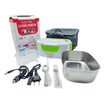 Casa si Gradina - Bucatarie si vesela - Organizare si depozitare bucatarie - Cutii alimentare - Incalzitor de alimente portabil verde Smaliabu - Infinity.ro