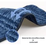 Ingrijire personala si Cosmetice - Sanatate si wellness - Articole wellness - Incalzitoare corporale - Covoras/perina termica electrica albastru inchis - Infinity.ro