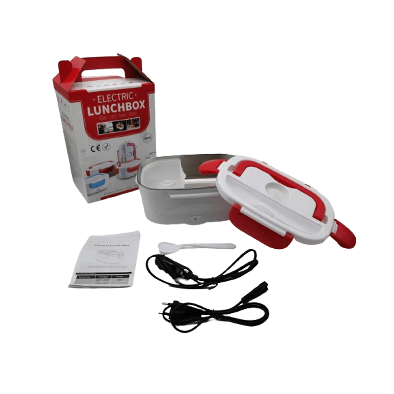 Casa si Gradina - Bucatarie si vesela - Organizare si depozitare bucatarie - Cutii alimentare - Incalzitor de alimente portabil rosu Smaliabu - Infinity.ro